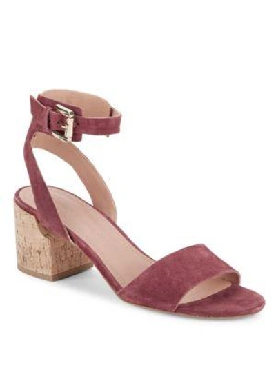 Shop Sigerson Morrison Riva 2 Ankle Strap Sandals In Tropic Red