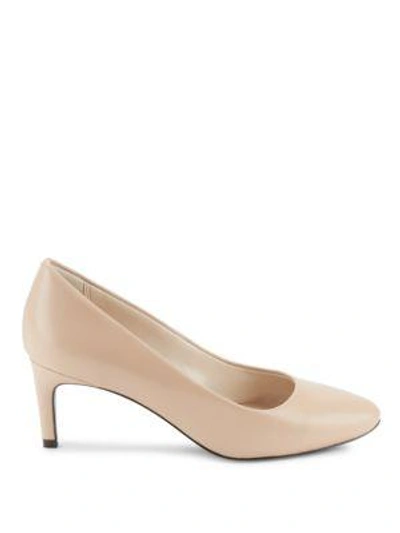 Shop Cole Haan Helen Grand Leather Pumps In Black