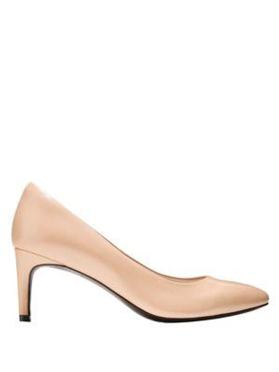Shop Cole Haan Helen Grand Leather Pumps In Nude