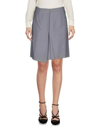 Shop Cacharel Knee Length Skirt In Grey