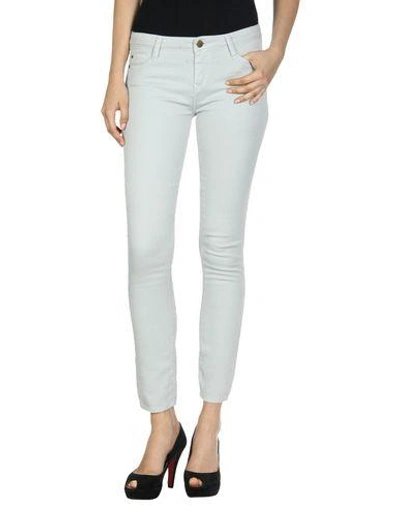 Shop Acquaverde Denim Pants In Light Grey