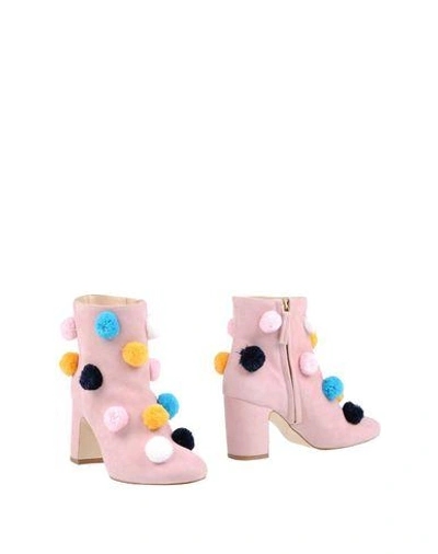 Shop Polly Plume Ankle Boot In Pink