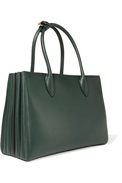 Shop Prada Bibliothèque Medium Leather Tote