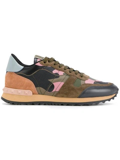 Valentino Garavani Camouflage Rockrunner sneakers