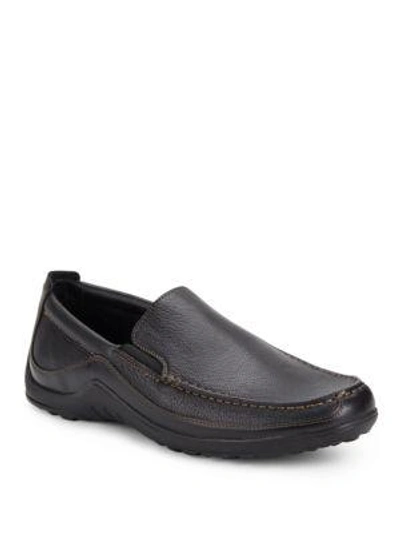 Shop Cole Haan Tucker Venetian Loafers In Black