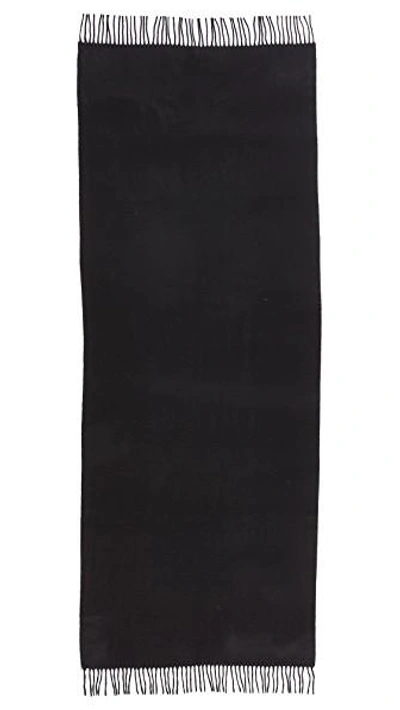 Shop Acne Studios Canada Cashmere Scarf In Black
