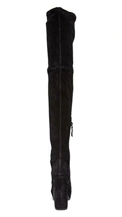 Shop Alice And Olivia Hampton Thigh High Boots In Black