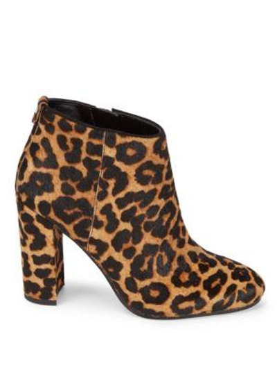 Shop Sam Edelman Cambell Leather & Fur Booties In Brown