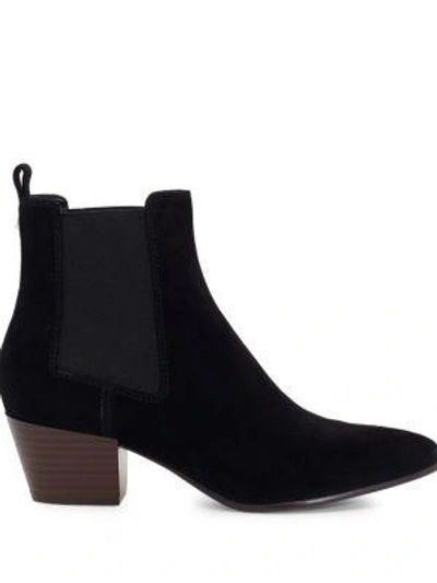 Shop Sam Edelman Reesa Suede Booties In Brown