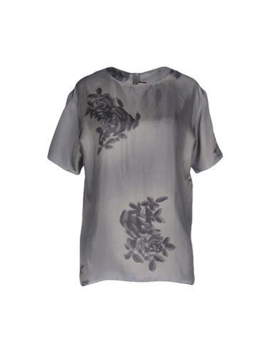 Shop Marni Blouse In Grey