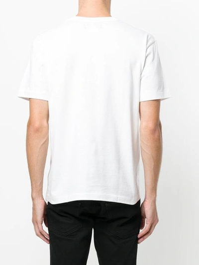 Comme Des Garçons Play Graphic Print T-shirt In White