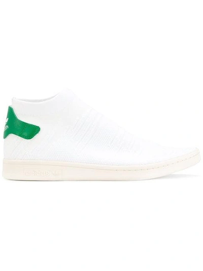 Shop Gucci Adidas Originals Stan Smith Shock Primeknit Sneakers In White