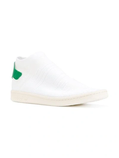 Shop Gucci Adidas Originals Stan Smith Shock Primeknit Sneakers In White