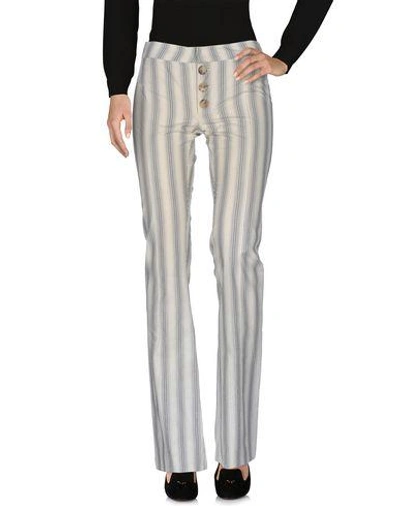 Shop Marni Casual Pants In Ivory