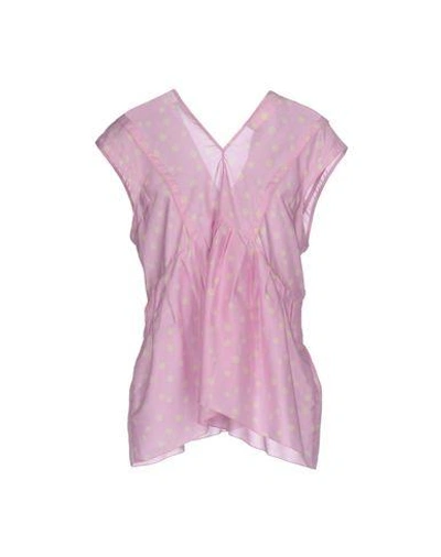 Shop Marni Silk Top In Pink