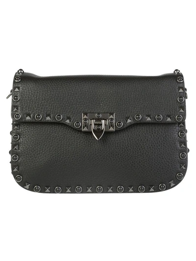 Shop Valentino Shoulderbag In Black