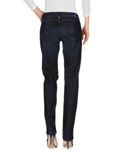 Shop Maison Scotch Denim Pants In Blue