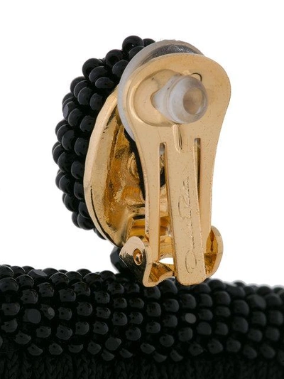 Shop Oscar De La Renta Long Beaded Waterfall Tassel Earrings