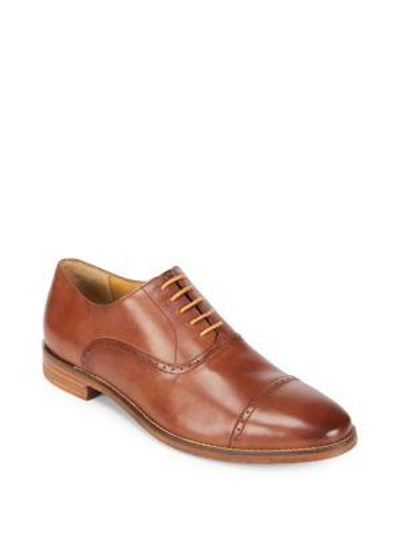 Cole Haan Cambridge Leather Oxfords In British Tan