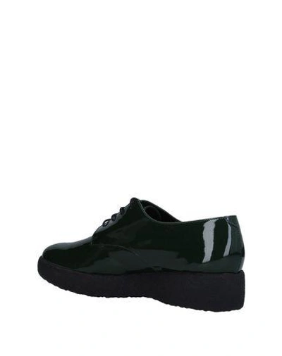 Shop Robert Clergerie Lace-up Shoes In Green