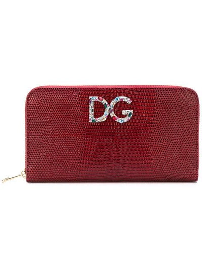 Shop Dolce & Gabbana Zip Around Wallet