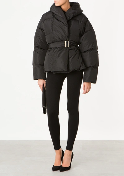 Alexandre Vauthier Black Oversized Rain Coat