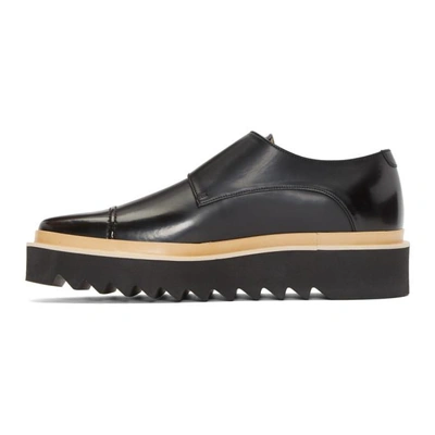 Shop Stella Mccartney Black Creeper Monkstraps In 1000 Black