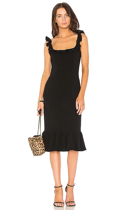 Shop Cinq À Sept Opalina Dress In Black