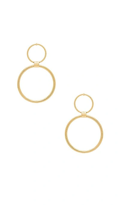 Shop 8 Other Reasons Ring Of Fire Earring In Metallic Gold
