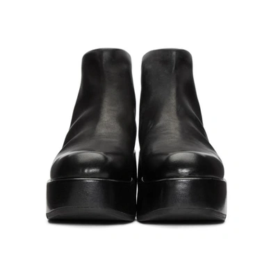 Shop Marsèll Marsell Black Scappa Boots In 3066 Nero