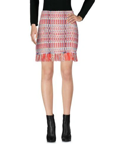 Shop Tory Burch Mini Skirt In Coral