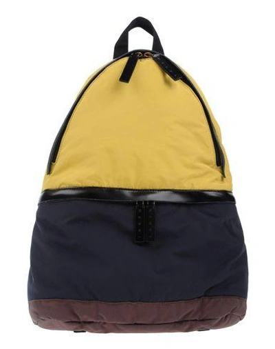 Shop Marni Backpacks & Fanny Packs In Yellow