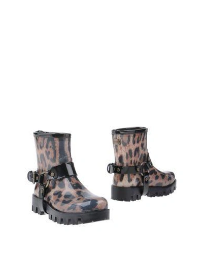 Shop Dolce & Gabbana Ankle Boots In Khaki