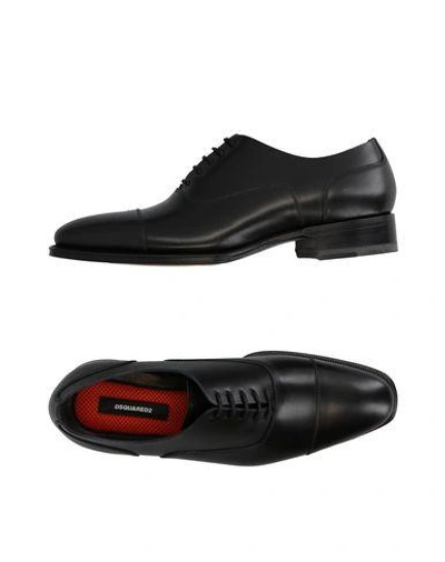 Shop Dsquared2 Laced Shoes In Black