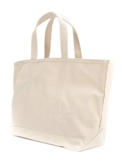 Shop Comme Des Garçons Play Beatles Tote Bag In Neutrals