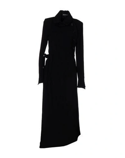 Shop Ann Demeulemeester 3/4 Length Dresses In Black