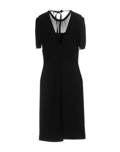 Shop Prada Evening Dress In Black