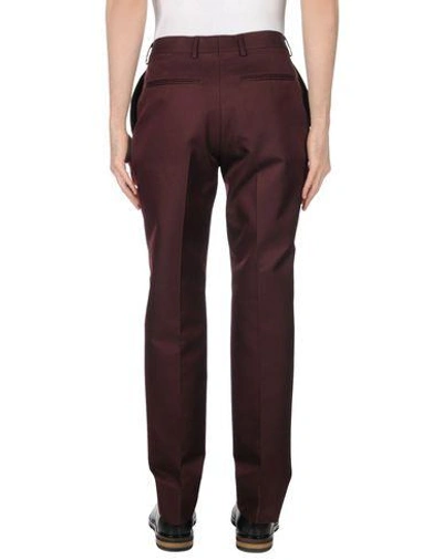 Shop Valentino Casual Pants In Deep Purple