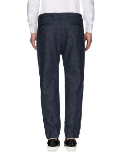 Shop Dolce & Gabbana Casual Pants In Dark Blue