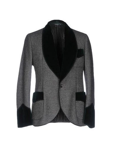 Shop Dolce & Gabbana Blazer In Grey