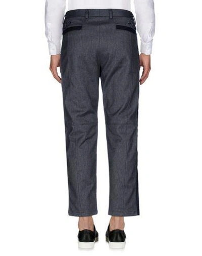 Shop Dolce & Gabbana Man Pants Grey Size 28 Cotton, Polyamide, Silk, Elastane