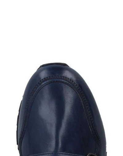 Shop Tod's Sneakers In Dark Blue