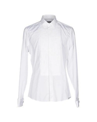 Shop Gucci Solid Color Shirt In White