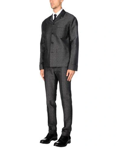 Shop Valentino Suits In Lead