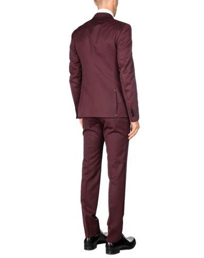 Shop Valentino Suits In Deep Purple