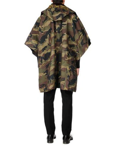 Shop Valentino Cape In Military Green