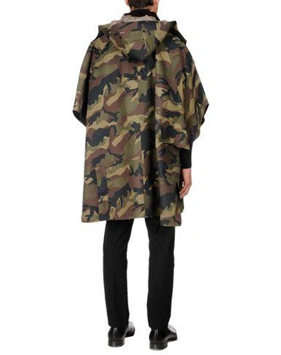 Shop Valentino Cloak In Military Green