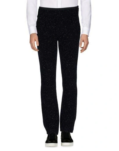 Shop Valentino Casual Pants In Steel Grey