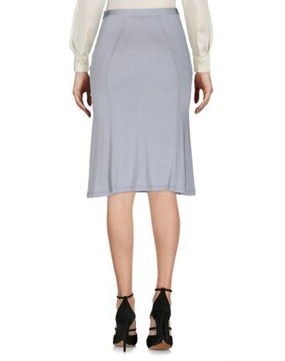 Shop Just Cavalli Knee Length Skirt In Grey