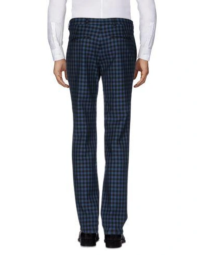 Shop Valentino Casual Pants In Slate Blue